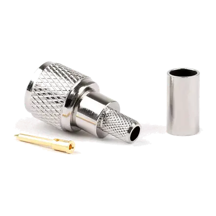Conector UHF Macho PL-259 Crimpar RG-58 DY11-021 para Motorola (3 Piezas)
