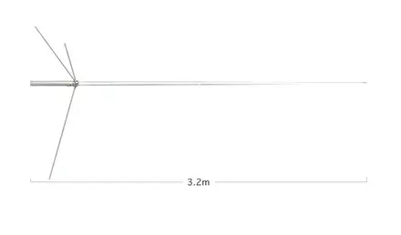 Diamond F22 Antena de base VHF