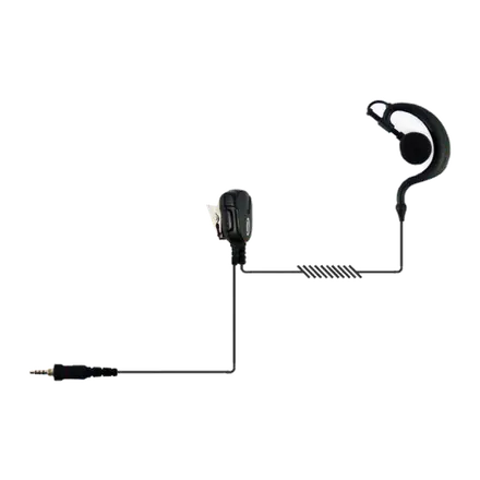 Jetfon JR-1709 E/C micro-auricular para Walkies conector tipo Y4