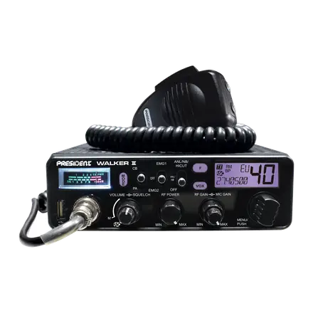 President Walker II ASC Emisora CB 40 canales
