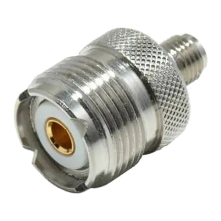Jetfon JR-6883/GP Adaptador Coaxial SMA Hembra a UHF Hembra