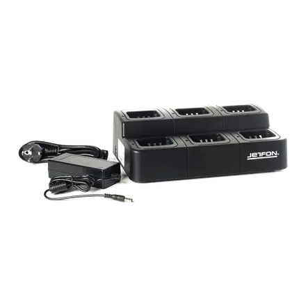 Jetfon Multi-K Cargador múltiple Walkies Kenwood TK-3501, TK-3701 y otros
