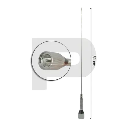 Diamond M150GSA Antena móvil VHF 144-174 MHz con muelle 2.15 dBi