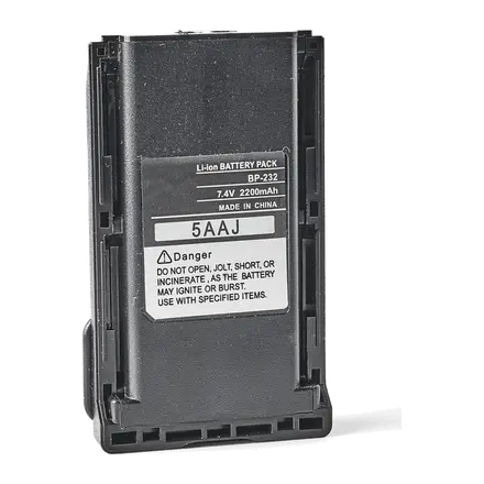 Batería BP-232LI 7,4V 2200 mAh para Icom