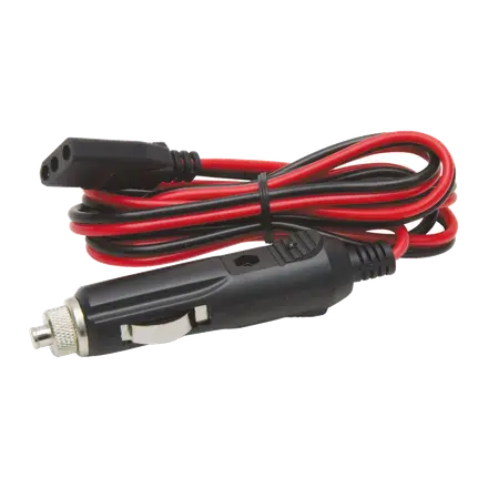 Cable de Alimentación 3 Pin-Plug para Emisoras CB con Toma de Mechero 12V