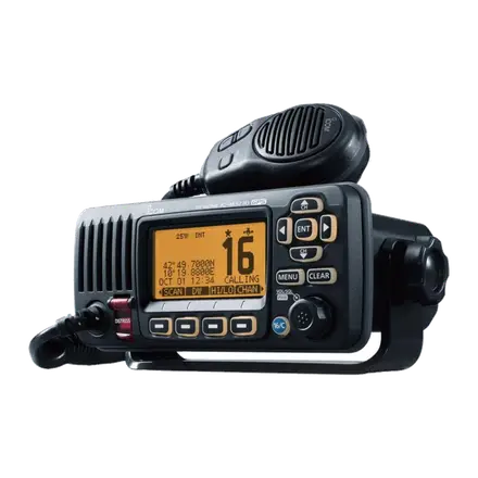 Icom IC-M330GE Negra, emisora marina VHF con GPS