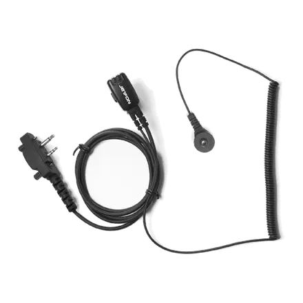 Micro-auricular Jetfon BR-809W tubo acustico para Icom