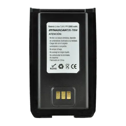 Batería Dynascan DB-78 Li-ion 7,4V 2800 mAh