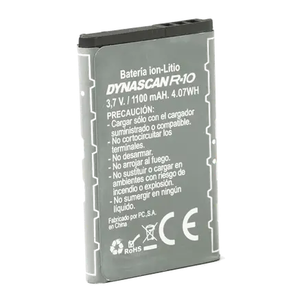 Batería Dynascan R-10 Li-Ion 3,7V 1100mAh