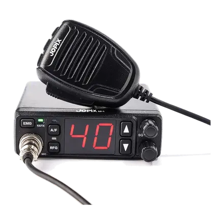 Emisora CB27 Jopix AP-7 12/24V con Antena Magnética Jetfon MAG-7 Incluida