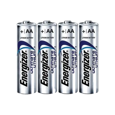 1×4 Pilas Energizer Ultimate Lithium Mignon AA LR6 1,5V