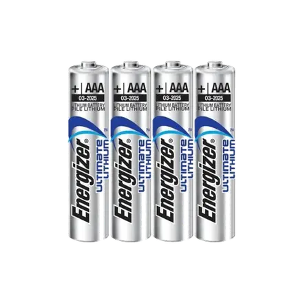 1×4 Pilas Energizer Ultimate Lithium Micro AAA LR03