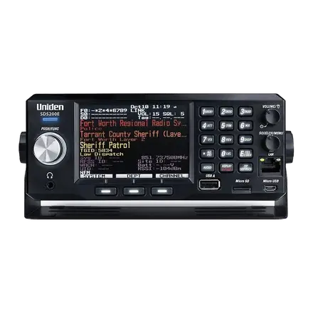 Uniden SDS200E + DMR + NXDN + dPMR + ProVoice escáner