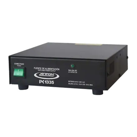 Fuente Alimentación Conmutada 30A Jetfon PC-1335 con Cargador Batería Respaldo
