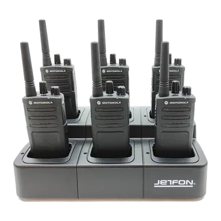 Jetfon Multi M-420 Cargador múltiple Walkies Motorola XT420 y otros