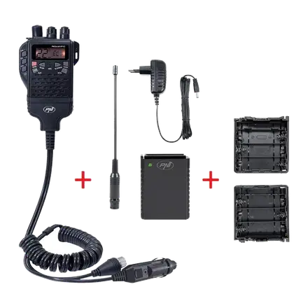 Pack Walkie CB PNI HP-62 + kit accesorios + portapilas