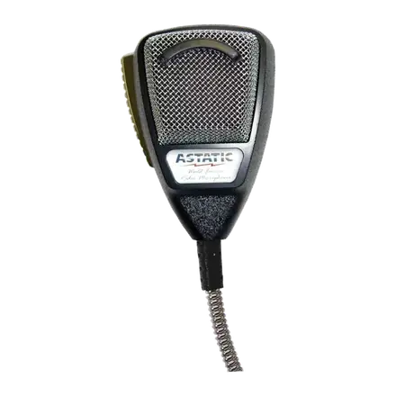 Astatic 636L-SE (Silver) Micrófono de CB dinámico 4 pin