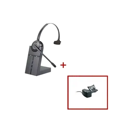 Pack Cleyver HW20 Auricular inalámbrico + descolgador mecánico