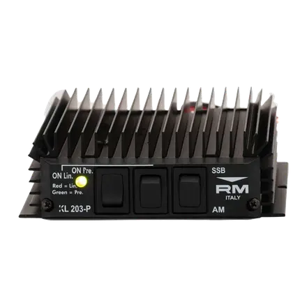 RM KL-203P Amplificador 100W para 25-30 MHz con preamplificador RX
