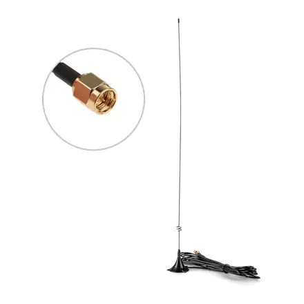 Moonraker MRM-100S Mini antena móvil doble banda SMA macho