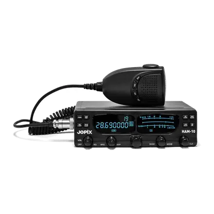 Jopix HAM-10 Emisora Móvil Multimodo 10 Metros 40W AM/FM/SSB/CW