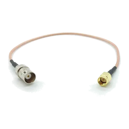 Cable de extensión coaxial RG-316 SMA (M) a BNC (F) 25 cm