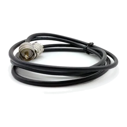 Cable de Extensión Coaxial RG-58 1,5 m con Conectores PL-259 Macho