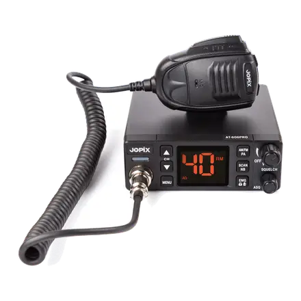 Jopix AT-606PRO Emisora CB 27 MHz AM/FM Multinorma 12V/24V