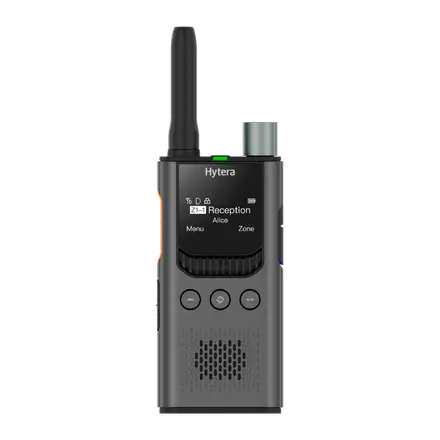Walkie Talkie PMR446 Digital y Analógico Hytera S1 Pro LF Gris Metálico
