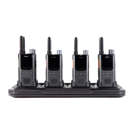 Pack 8 Hytera S1 Pro UHF (gris) + cargador múltiple