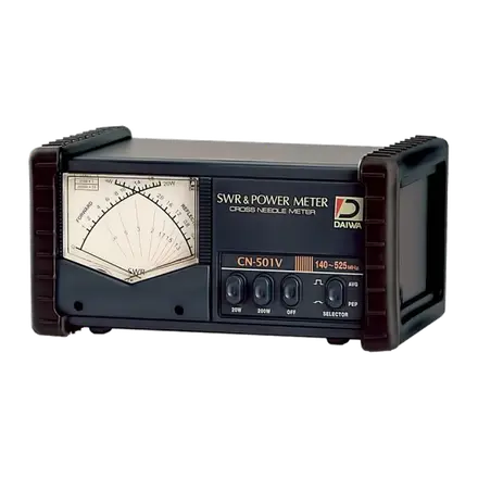 Daiwa CN-501VN Medidor de ROE Estacionarias y Vatímetro 140-525 MHz Conectores tipo N