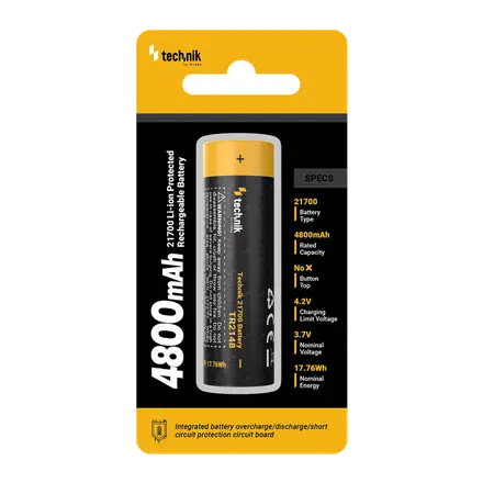 Technik Batería 21700 TR2148 3,7V 4800mAh