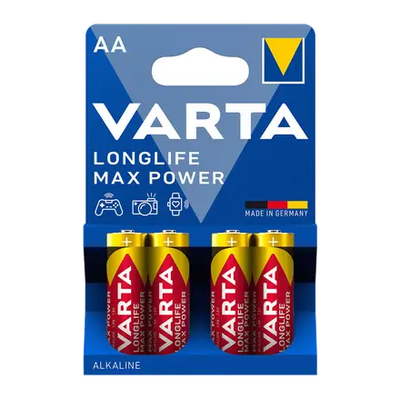 Varta Longlife Max Power Pila Alcalina AA B4
