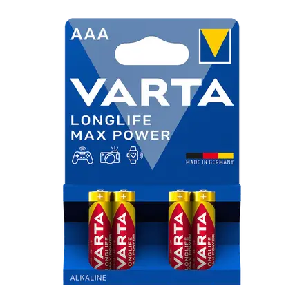 Varta Longlife Max Power Pila Alcalina AAA B4