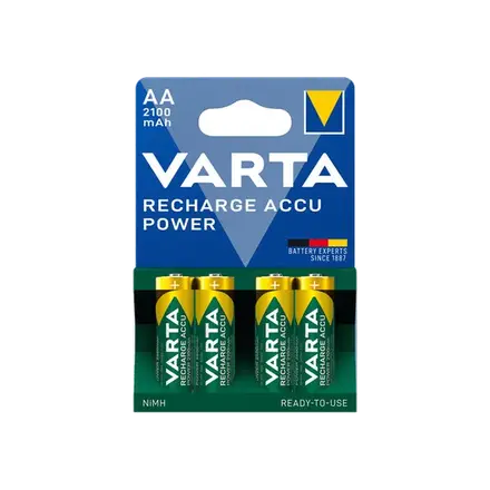 Varta Batería recargable R2U 2100mAh AA B4