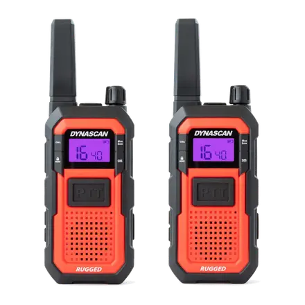 Dynascan Rugged pack de 2 walkies PMR446
