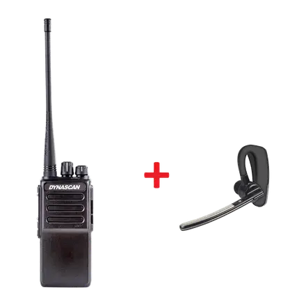 Pack Dynascan 220BT PMR-446 + auricular AnyTone Q8