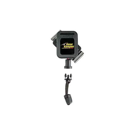 GearKeeper RT2-4051 – Soporte para micrófono de solapa con Clip giratorio para cinturón