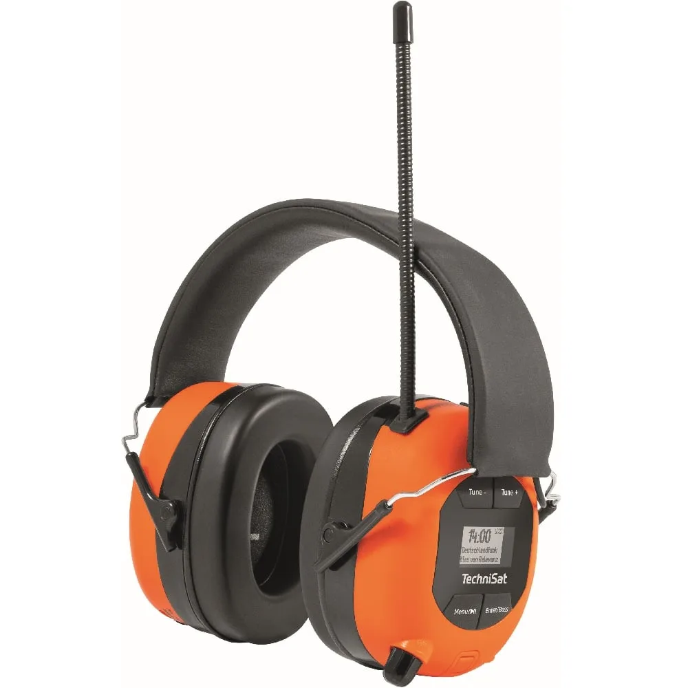 TechniSat – Auriculares Stereoman DAB+ OD estéreo DAB+/FM con Bluetooth Outdoor